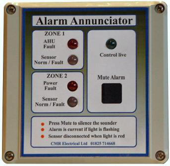 Single & Two Zone Alarm Annunciator Units