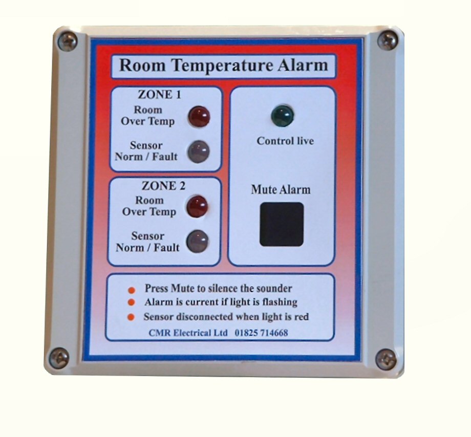 Single & Two Zone Room Over Temperature Alarm Units